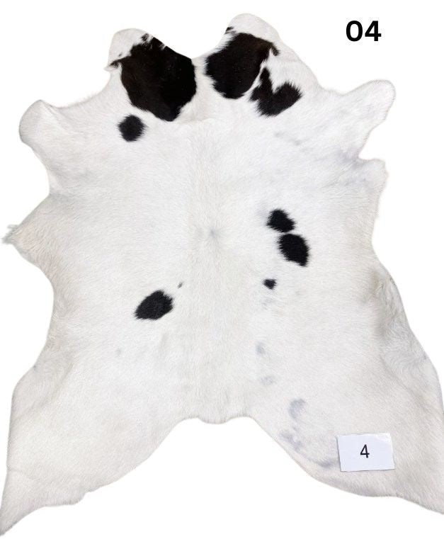 Black & White Calf Hide Rug