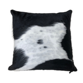 Cowhide Cushion - Black and White