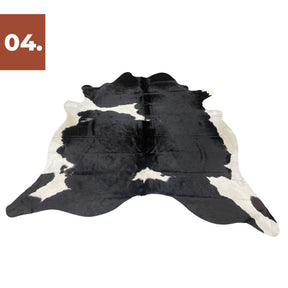 Cowhide Rug - Black White (Large)