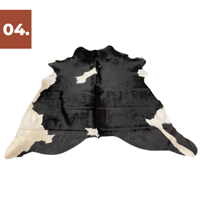 Cowhide Rug - Black White (Large)