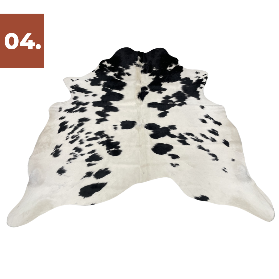 Cowhide Rug - Black White (Small)