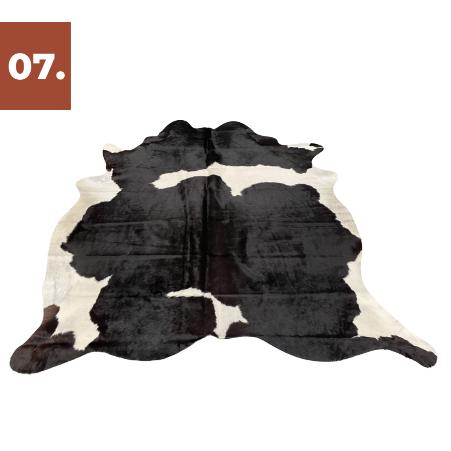 Cowhide Rug - Black White (Large)