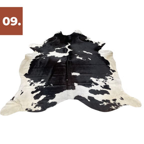 Cowhide Rug - Black White (Large)