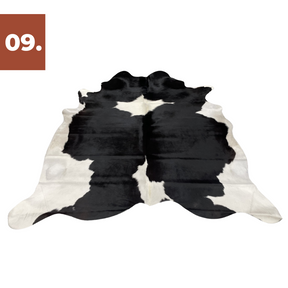 Cowhide Rug - Black White (Large)