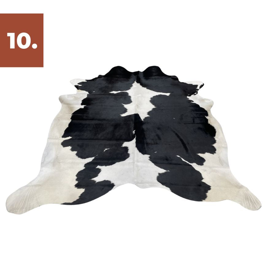 Cowhide Rug - Black White (Large)