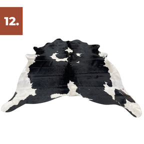 Cowhide Rug - Black White (Large)