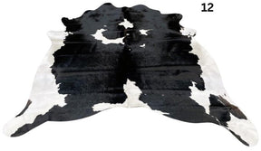Cowhide Rug - Black White (Large)