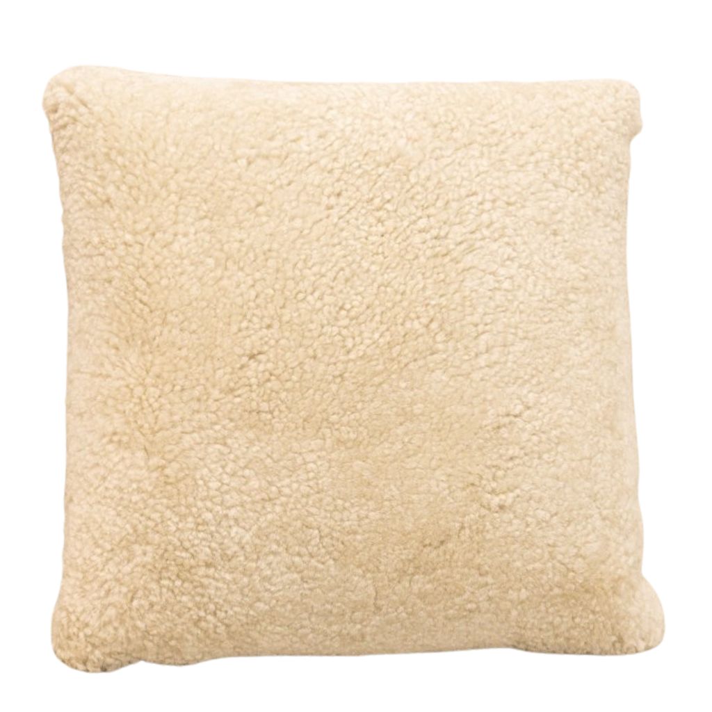 Shearling Square Cushion - Bone 60cm
