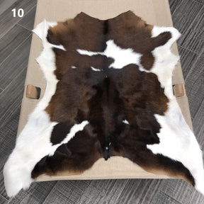 Calf Hide Rug - Brown White