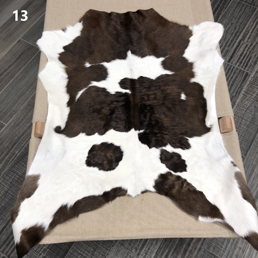 Calf Hide Rug - Brown White