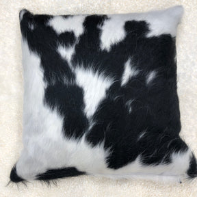Cowhide Cushion - Black and White
