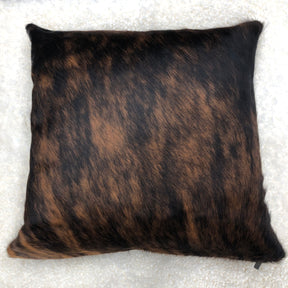 Cowhide Cushion - Exotic Brindle