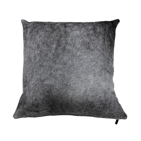 Cowhide Cushion - Grey