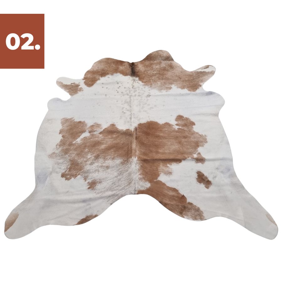 Cowhide Rug - Beige & White Special (Regular)