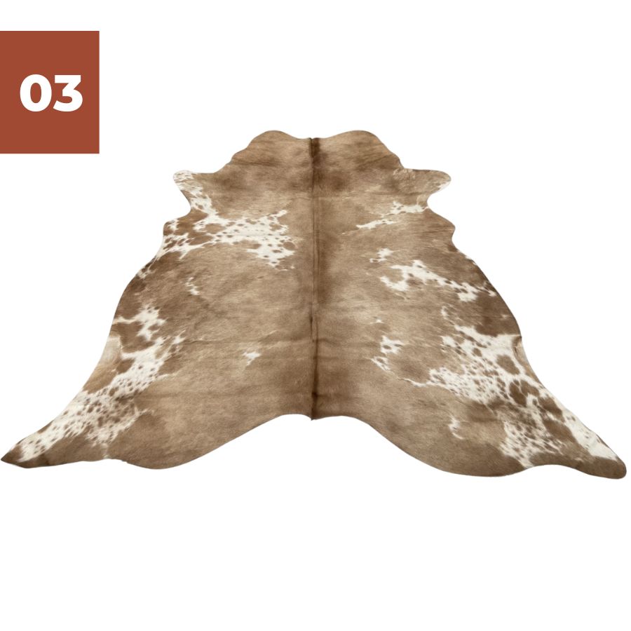 Cowhide Rug - Beige & White Special (Regular)