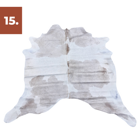 Cowhide Rug - Beige & White Special (Small)