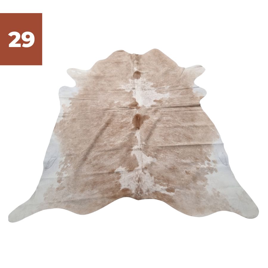 Cowhide Rug - Beige & White Special (Regular)