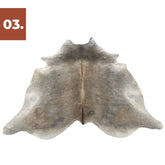 Cowhide Rug - Grey Beige (Large)