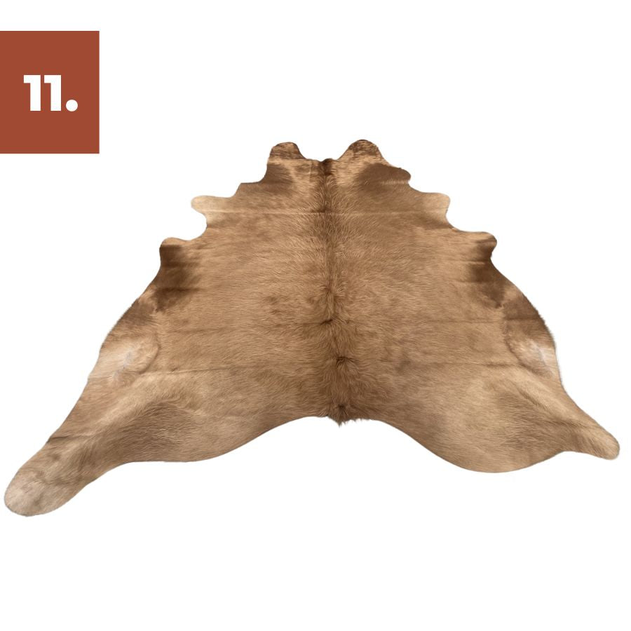 Cowhide Rug - Solid Beige (Regular)