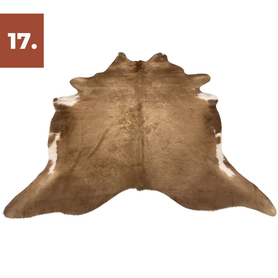 Cowhide Rug - Solid Beige (Regular)