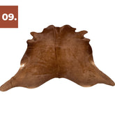 Cowhide Rug - Solid Brown (Regular)