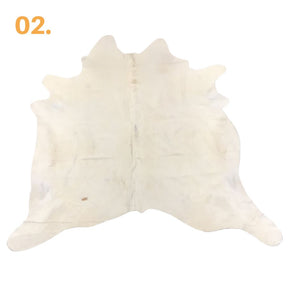 Cowhide Rug - Solid White (Regular)