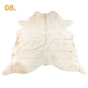 Cowhide Rug - Solid White (Large)