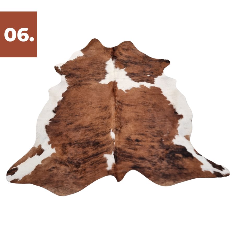 Cowhide Rug - White Belly White Spine (Small)
