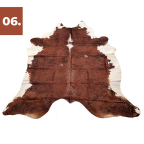 Cowhide Rug - White Belly White Spine (Large)