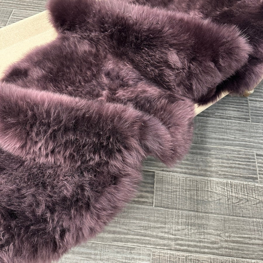 Double Sheepskin Rug - Brown