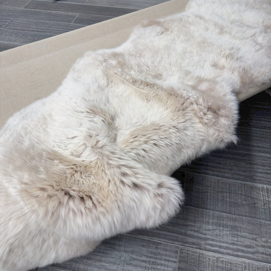 Double Sheepskin Rug - Linen