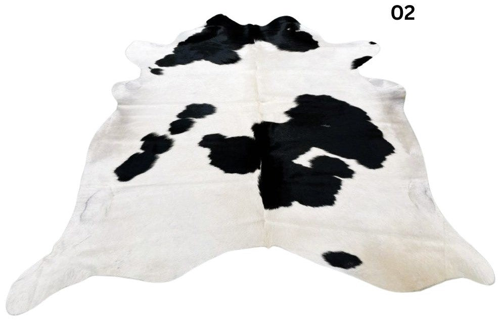 Cowhide Rug - Black White (Regular)