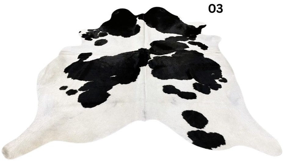 Natural Holstein Cowhide Rug - 03