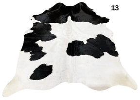 Cowhide Rug - Black White (Regular)