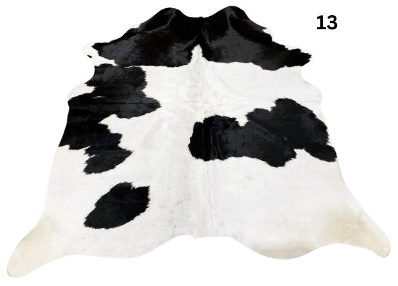 Cowhide Rug - Black White (Regular)