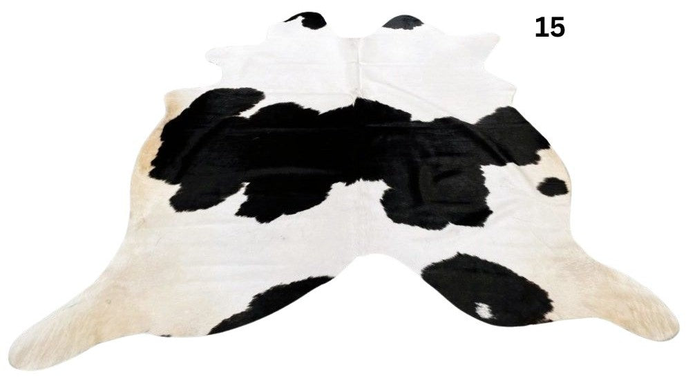 Natural Holstein Cowhide Rug - 15