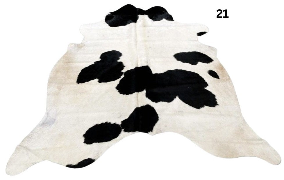 Cowhide Rug - Black White (Regular)