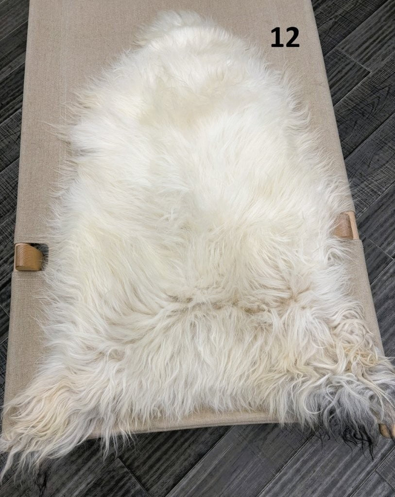 Icelandic Sheepskin Rug – Natural Mix | Long Wool Genuine Hide
