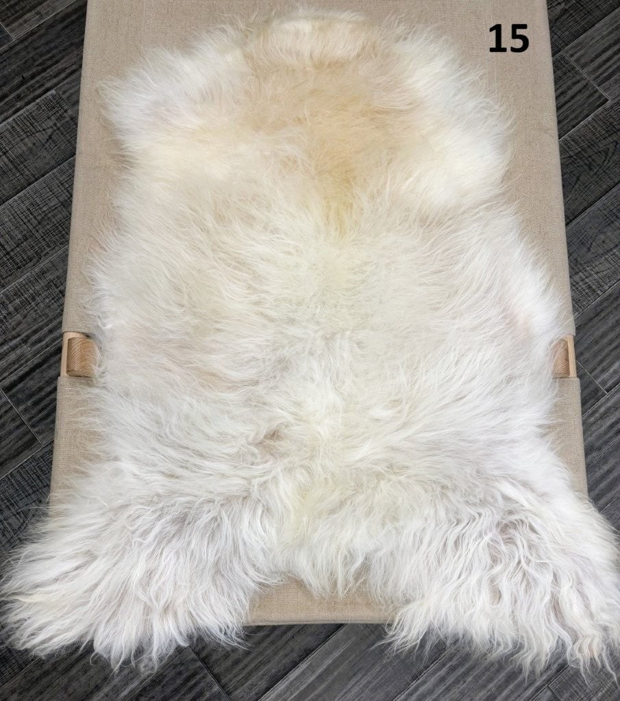 Icelandic Sheepskin Rug – Natural Mix | Long Wool Genuine Hide