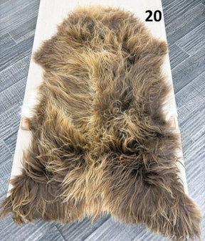 Icelandic Sheepskin Rug – Natural Mix | Long Wool Genuine Hide