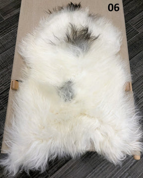Icelandic Sheepskin Rug – Natural Mix | Long Wool Genuine Hide