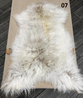 Icelandic Sheepskin Rug – Natural Mix | Long Wool Genuine Hide