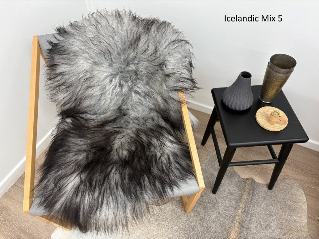 Icelandic Sheepskin Rug - Natural Mix