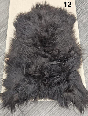 Icelandic Sheepskin Rug - Dark Brown/Black