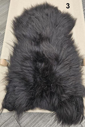 Icelandic Sheepskin Rug - Dark Brown/Black