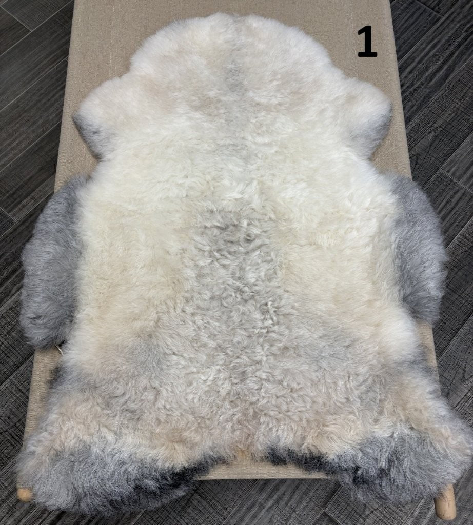 Icelandic Shorn Sheepskin Dark Edges - 1