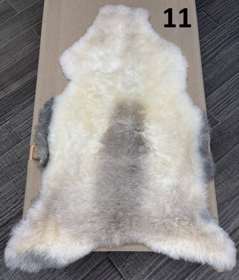Icelandic Shorn Sheepskin Dark Edges - 11