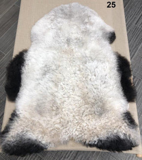 Icelandic Shorn Sheepskin Rug - Dark Edges