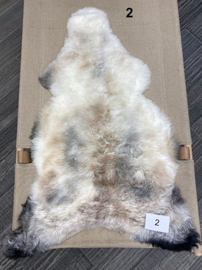 Icelandic Shorn Sheepskin Rug - Dark Edges