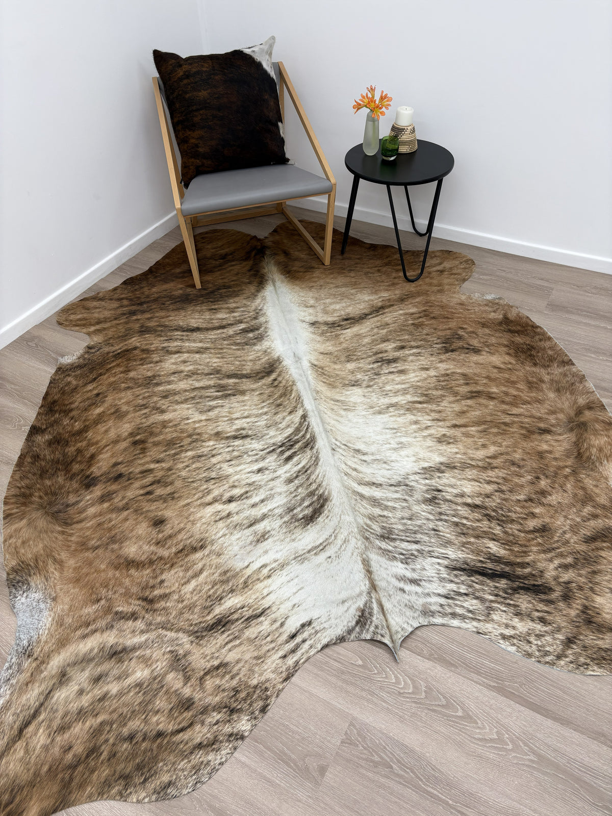 Cowhide Rug - Large Exotic Brindle